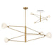 Minka-Lavery - 195-732 - Four Light Chandelier - Orion - Legacy Brass