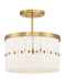 Minka-Lavery - 2083-732 - Three Light Convertible Semi-Flush - Coronelle - Legacy Brass