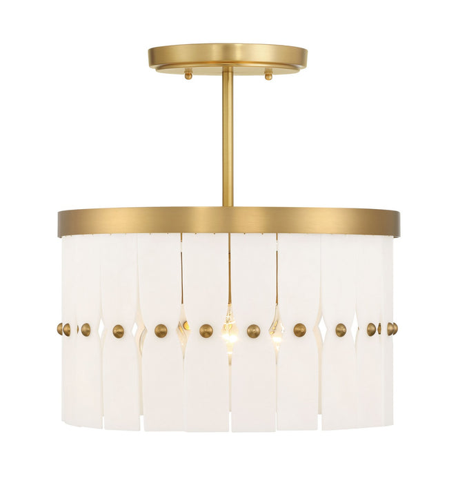 Minka-Lavery - 2083-732 - Three Light Convertible Semi-Flush - Coronelle - Legacy Brass