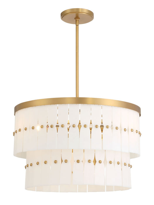Minka-Lavery - 2086-732 - Six Light Pendant - Coronelle - Legacy Brass