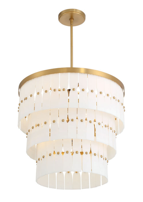 Minka-Lavery - 2089-732 - Nine Light Pendant - Coronelle - Legacy Brass