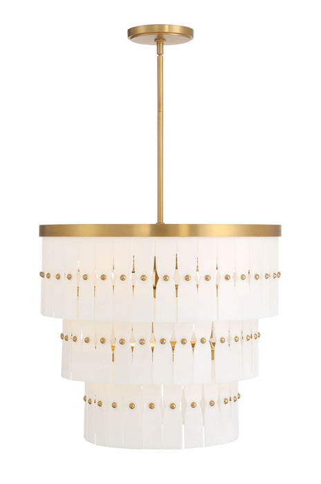 Minka-Lavery - 2089-732 - Nine Light Pendant - Coronelle - Legacy Brass