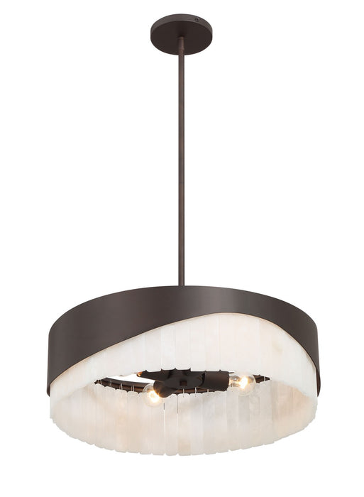 Minka-Lavery - 2094-860 - Four Light Pendant - Sway - Dark Bronze