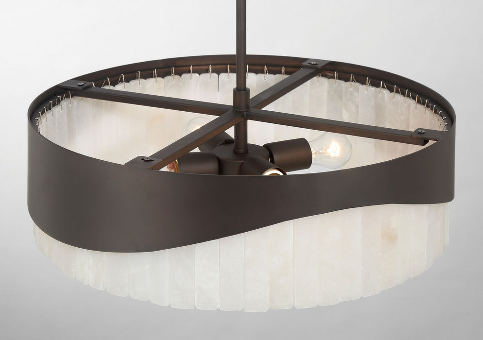 Minka-Lavery - 2094-860 - Four Light Pendant - Sway - Dark Bronze