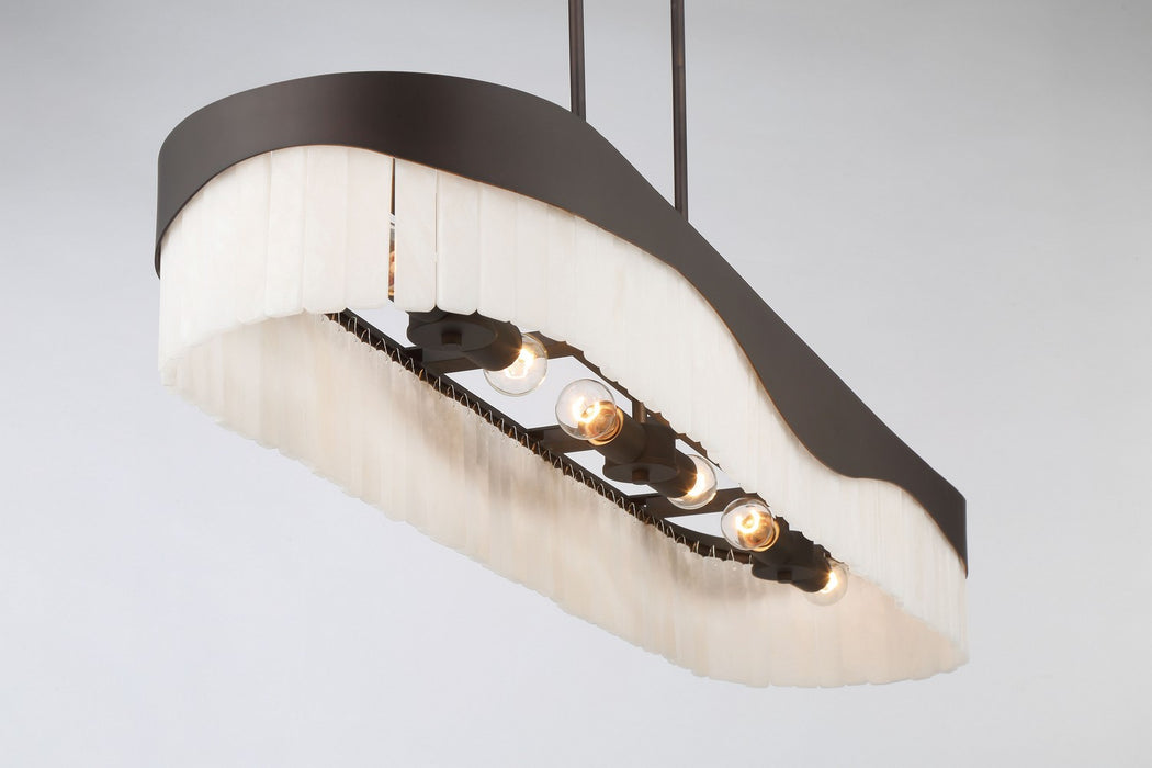 Minka-Lavery - 2096-860 - Six Light Island Pendant - Sway - Dark Bronze