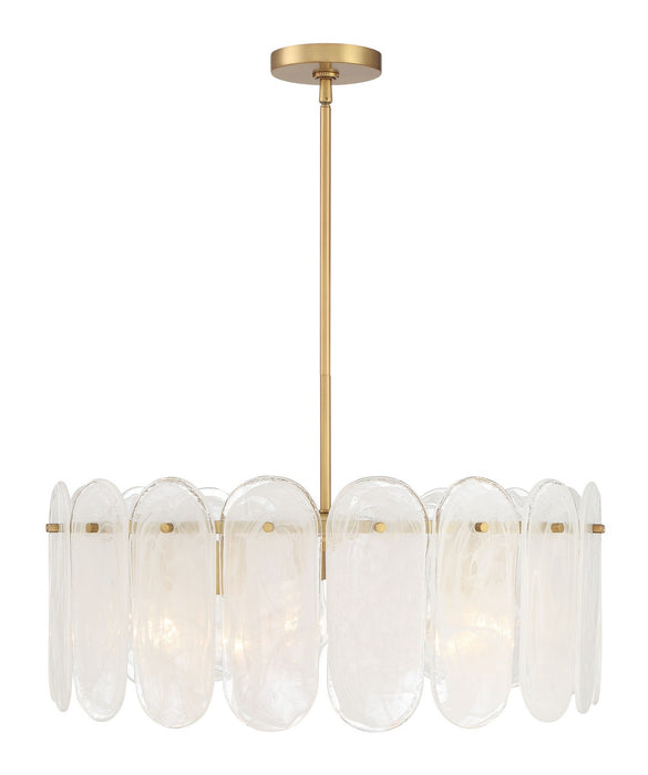 Minka-Lavery - 2595-732 - Five Light Pendant - Oldmill - Legacy Brass