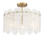 Minka-Lavery - 2596-732 - Three Light Semi Flush Mount - Oldmill - Legacy Brass