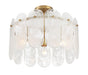 Minka-Lavery - 2596-732 - Three Light Semi Flush Mount - Oldmill - Legacy Brass