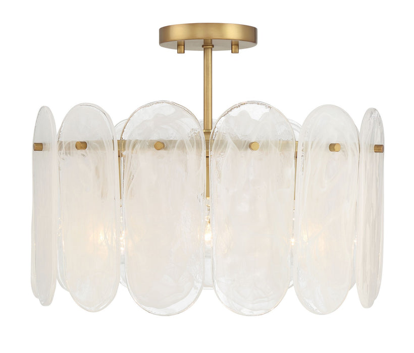 Minka-Lavery - 2596-732 - Three Light Semi Flush Mount - Oldmill - Legacy Brass