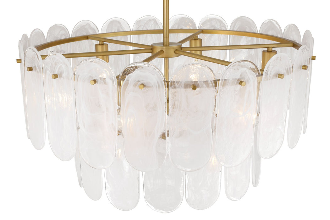 Minka-Lavery - 2599-732 - Nine Light Pendant - Oldmill - Legacy Brass