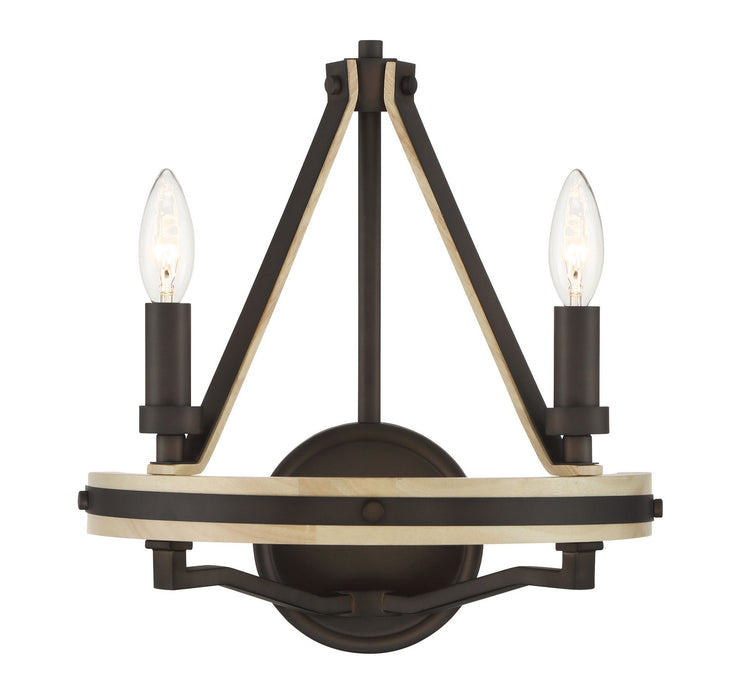 Minka-Lavery - 2622-860 - Two Light Wall Sconce - Sonoma - Dark Bronze