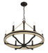 Minka-Lavery - 2626-860 - Six Light Chandelier - Sonoma - Dark Bronze