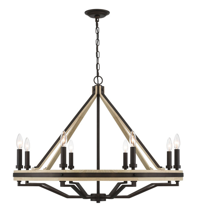 Minka-Lavery - 2628-860 - Eight Light Chandelier - Sonoma - Dark Bronze