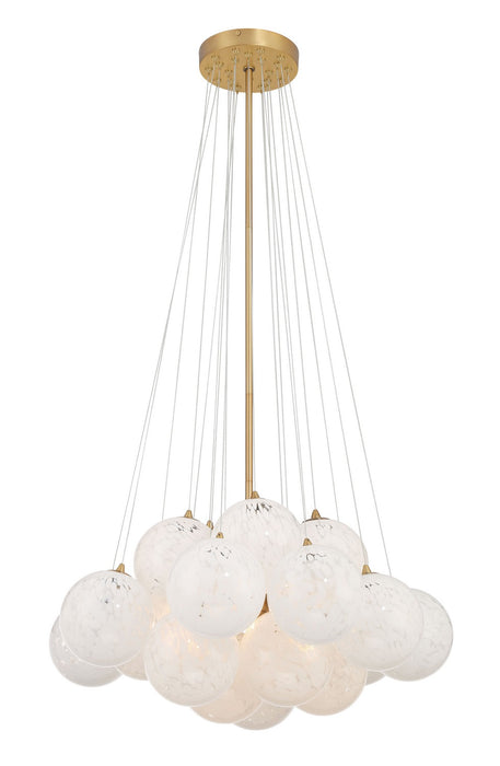 Minka-Lavery - 2635-732 - Five Light Pendant - Langford - Legacy Brass