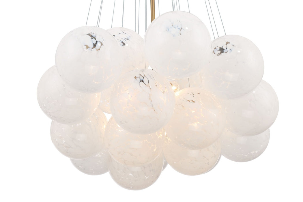 Minka-Lavery - 2635-732 - Five Light Pendant - Langford - Legacy Brass