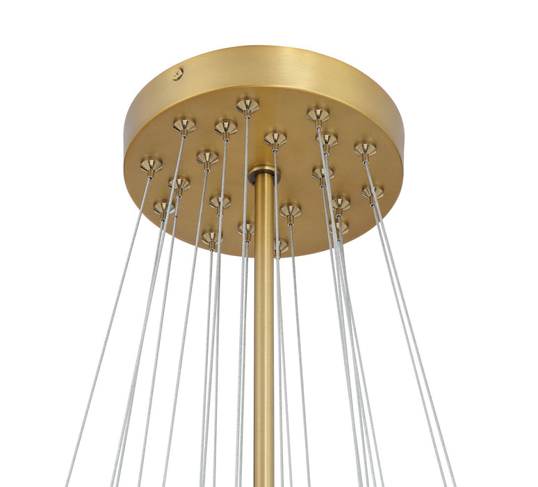 Minka-Lavery - 2635-732 - Five Light Pendant - Langford - Legacy Brass