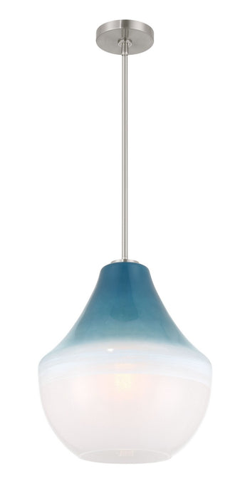 Minka-Lavery - 292-84 - One Light Pendant - Pacific - Brushed Nickel
