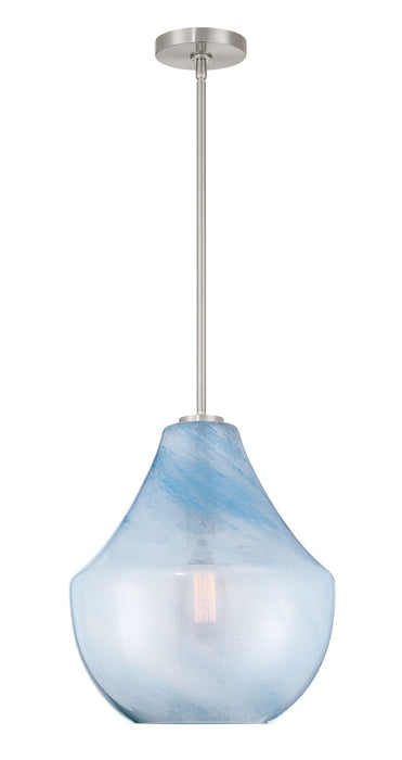 Minka-Lavery - 293-84 - One Light Pendant - Pacific - Brushed Nickel