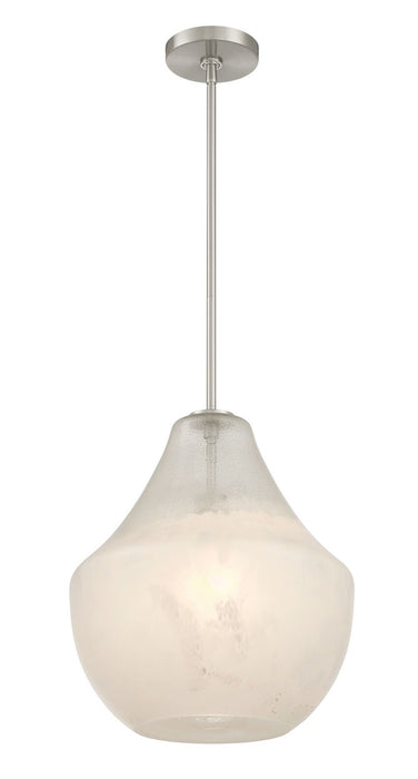 Minka-Lavery - 294-84 - One Light Pendant - Pacific - Brushed Nickel