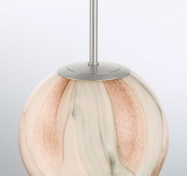 Minka-Lavery - 295-84 - One Light Pendant - Desert - Brushed Nickel