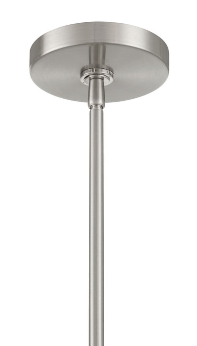 Minka-Lavery - 295-84 - One Light Pendant - Desert - Brushed Nickel