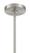 Minka-Lavery - 295-84 - One Light Pendant - Desert - Brushed Nickel