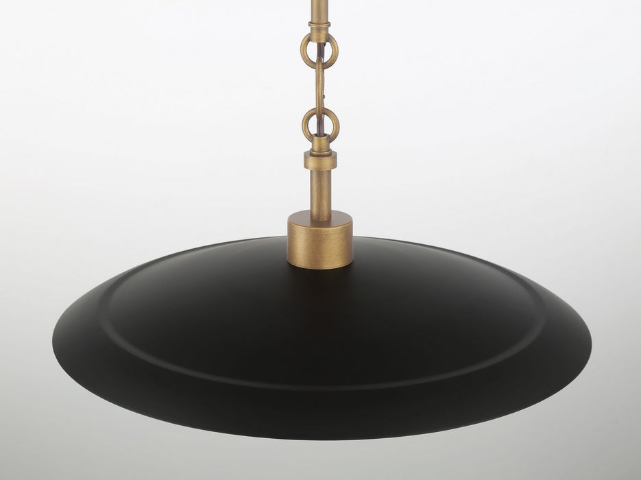 Minka-Lavery - 296-858 - One Light Pendant - York - Natural Brass