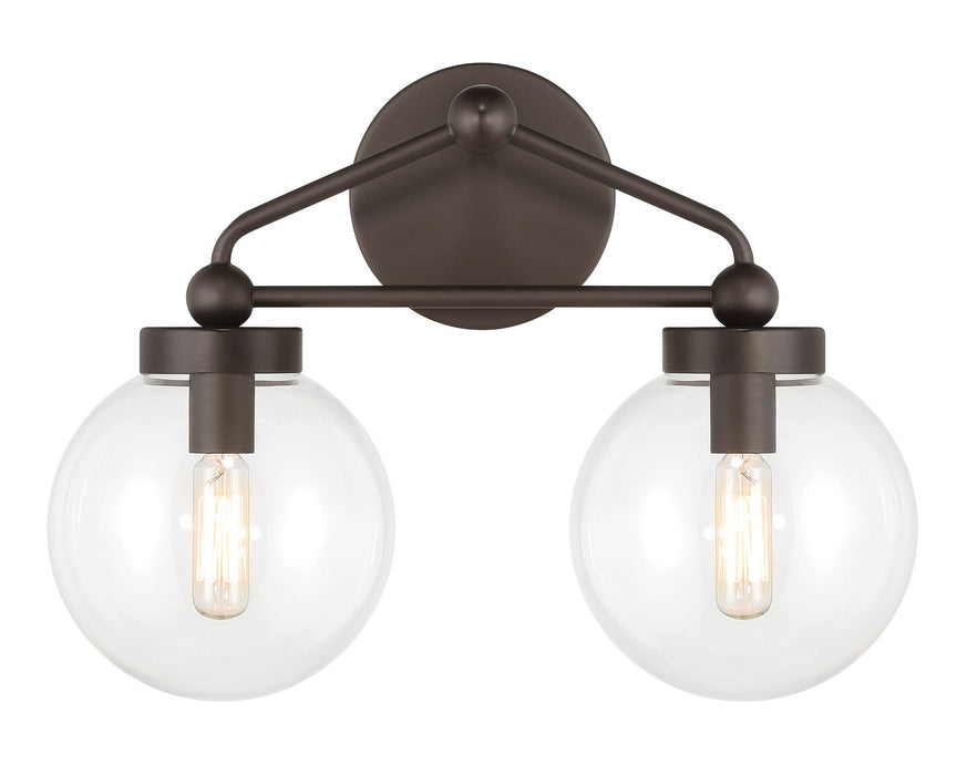 Minka-Lavery - 2972-860 - Two Light Vanity - Stella - Dark Bronze