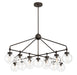 Minka-Lavery - 2975-860 - 13 Light Chandelier - Stella - Dark Bronze