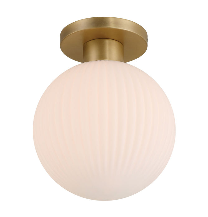 Minka-Lavery - 2995-732 - One Light Flush Mount - Fenton - Legacy Brass