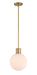 Minka-Lavery - 2996-732 - One Light Pendant - Fenton - Legacy Brass