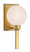 Minka-Lavery - 3491-732 - One Light Vanity - Mooncrest - Legacy Brass