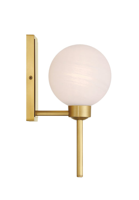 Minka-Lavery - 3491-732 - One Light Vanity - Mooncrest - Legacy Brass