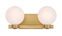 Minka-Lavery - 3492-732 - Two Light Vanity - Mooncrest - Legacy Brass