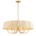 Minka-Lavery - 3606-732 - Six Light Pendant - Hellia - Legacy Brass