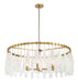 Minka-Lavery - 3626-732 - Six Light Pendant - Willow - Legacy Brass