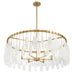 Minka-Lavery - 3626-732 - Six Light Pendant - Willow - Legacy Brass