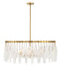Minka-Lavery - 3626-732 - Six Light Pendant - Willow - Legacy Brass