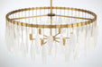 Minka-Lavery - 3626-732 - Six Light Pendant - Willow - Legacy Brass