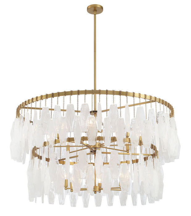 Minka-Lavery - 3628-732 - 14 Light Pendant - Willow - Legacy Brass