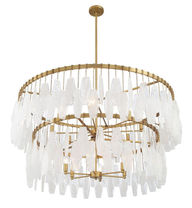 Minka-Lavery - 3628-732 - 14 Light Pendant - Willow - Legacy Brass