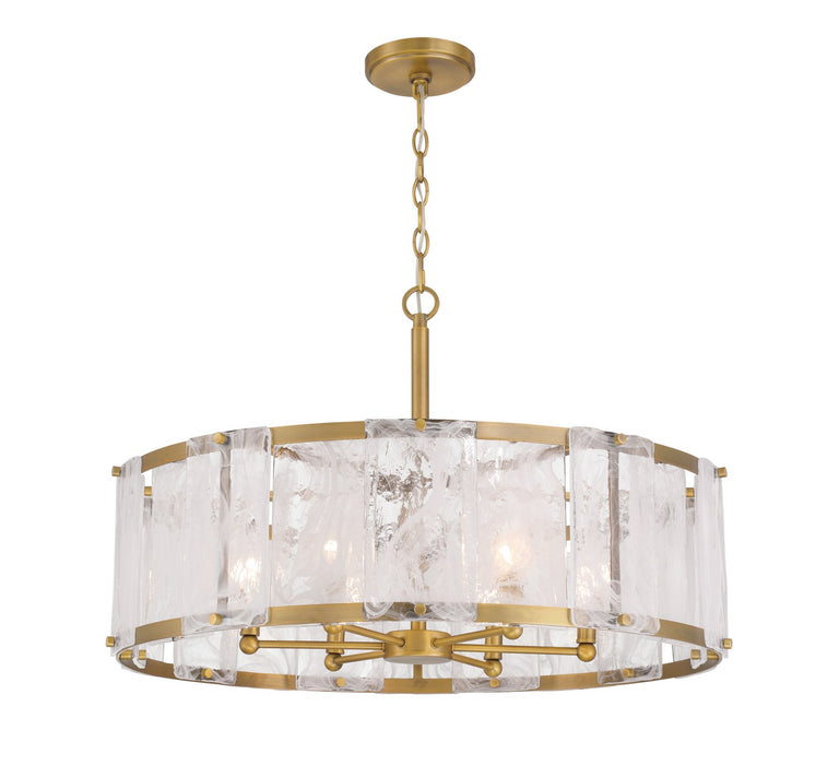 Minka-Lavery - 3636-732 - Six Light Pendant - Veil - Legacy Brass