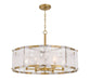 Minka-Lavery - 3636-732 - Six Light Pendant - Veil - Legacy Brass