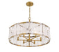 Minka-Lavery - 3636-732 - Six Light Pendant - Veil - Legacy Brass