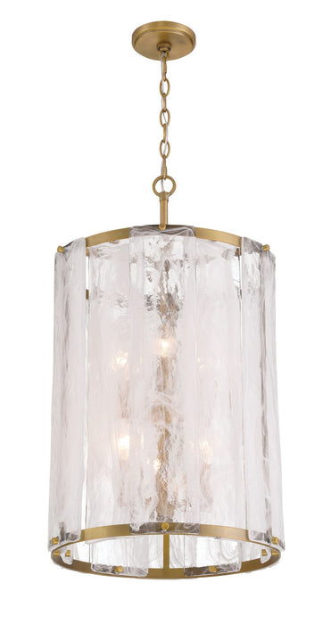 Minka-Lavery - 3637-732 - Six Light Pendant - Veil - Legacy Brass