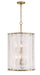 Minka-Lavery - 3637-732 - Six Light Pendant - Veil - Legacy Brass