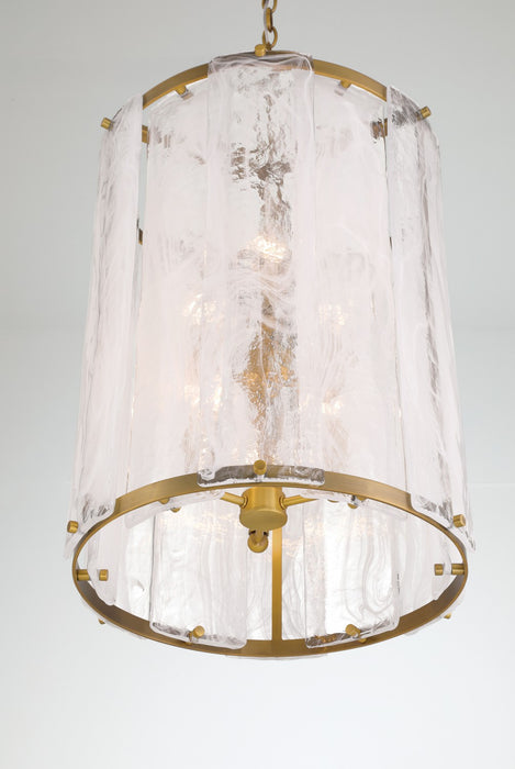 Minka-Lavery - 3637-732 - Six Light Pendant - Veil - Legacy Brass