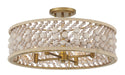 Minka-Lavery - 3645-870 - Four Light Semi Flush Mount - Horsmore - Legacy Brass (Painted)
