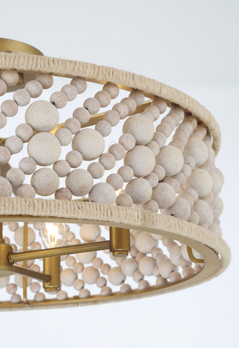 Minka-Lavery - 3645-870 - Four Light Semi Flush Mount - Horsmore - Legacy Brass (Painted)