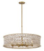 Minka-Lavery - 3646-870 - Eight Light Pendant - Horsmore - Legacy Brass (Painted)